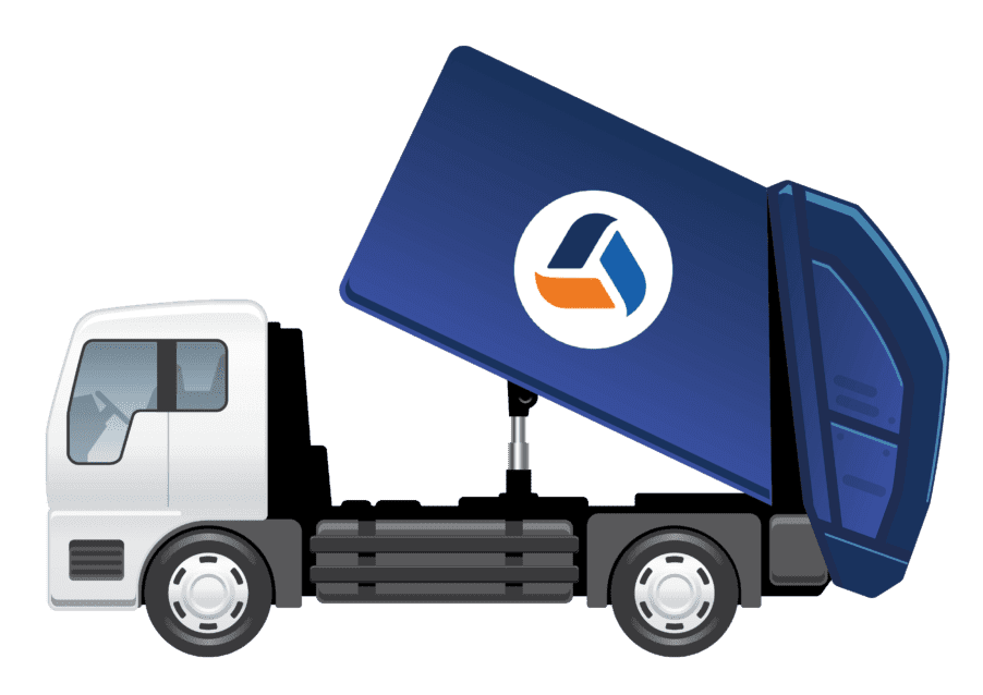We Clear Junk branded removal truck in London